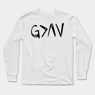God is Greater Long Sleeve T-Shirt